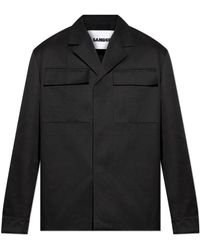 Jil Sander - Button-Up Cotton Jacket - Lyst
