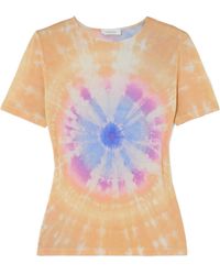 Rabanne - Tie-Dye Stretch Knit T-Shirt - Lyst