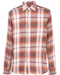 Barena - Plaid-Check Pattern Shirt - Lyst
