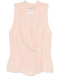 forte_forte - Sleeveless Draped Top - Lyst