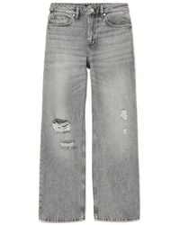 AllSaints - Brooklyn Distressed Straight-Leg Jeans - Lyst