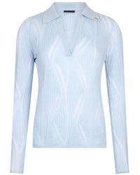 Liu Jo - V-Neck Knitted Top - Lyst