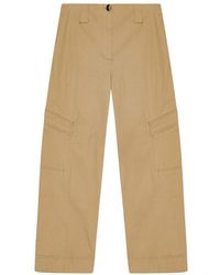 Ganni - Waistband Loop Casual Pants - Lyst