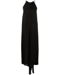 Uma Wang - Adore Draped Patterned-Jacquard Midi Dress - Lyst
