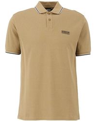 Barbour - Evan Tipped Short-Sleeved Polo Shirt - Lyst