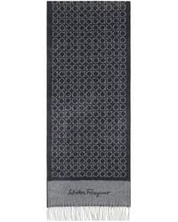 Ferragamo - Logo Scarf - Lyst