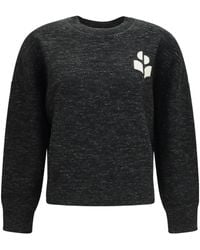 Isabel Marant - Isabel Marant Étoile Atlee Logo Knitted Jumper - Lyst