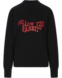 MSGM - Long-Sleeved Crewneck Sweatshirt - Lyst