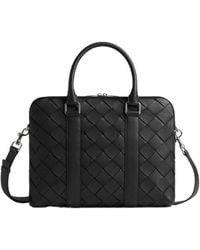 Bottega Veneta - Zipped Top Handle Briefcase - Lyst