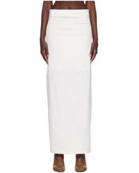 Issey Miyake - Off- Allow Maxi Skirt - Lyst