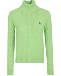 Polo Ralph Lauren - Roll Neck Knitted Jumper - Lyst