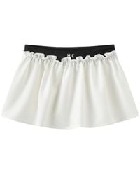 Marissa Chiara - Logo Embroidered Skirt - Lyst