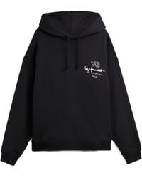 Y-3 - Logo-Printed Drawstring Hoodie - Lyst