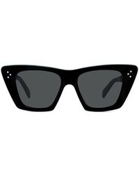 Celine - Colored Lens Square Frame Sunglasses - Lyst