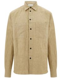 Ferragamo - Button-Up Patch-Pocket Shirt - Lyst