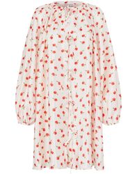 Stine Goya - Volum Bow Mini Dress - Lyst