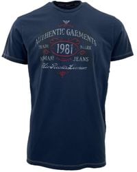 Armani Jeans - Item O-Neck Short-Sleeved T-Shirt - Lyst