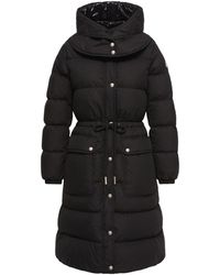 Moncler - Pic Hooded Long Down Jacket - Lyst