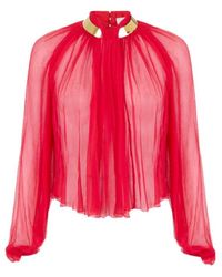 Elisabetta Franchi - Blouse - Lyst