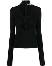 Ambush - Heart Cut-Out Turtleneck Top - Lyst