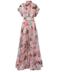 Rebecca Vallance - Bridal Bouquet Floral Silk Organza Gown - Lyst