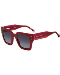 Carolina Herrera - Square Frame Full Rim Sunglasses - Lyst