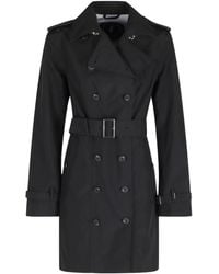 Save The Duck - Collared Long-Sleeved Coat - Lyst
