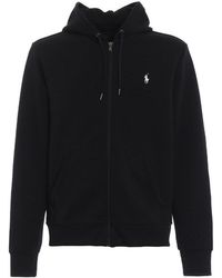 Polo Ralph Lauren - Polo Pony Embroidered Zip-Up Hoodie - Lyst
