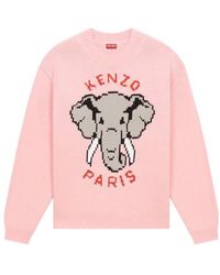 KENZO - Elephant' Wool Jumper - Lyst