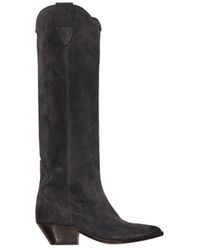 Isabel Marant - Denvee Pointed-Toe Knee-Length Boots - Lyst