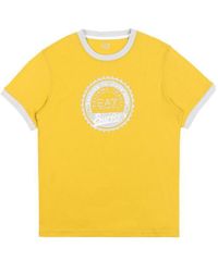 EA7 - Logo Printed T-Shirt With Round Neck - Lyst