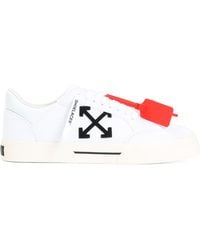 Off-White c/o Virgil Abloh - New Low Vulcanized Lace-Up Sneakers - Lyst