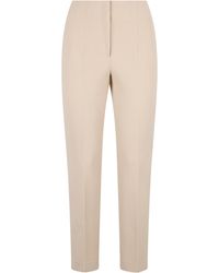 Peserico - High-Waist Slim Pants - Lyst
