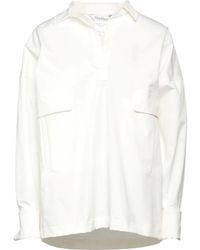 Max Mara - Solid-Color Long-Sleeved Shirt - Lyst