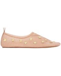 Chloé - Chloé Rita Studded Slip-On Flats - Lyst