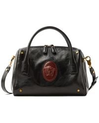 Versace - Romy Logo Patch Tote Bag - Lyst