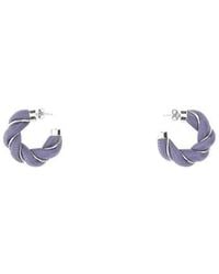 Bottega Veneta - Twist Sterling- Earrings - Lyst