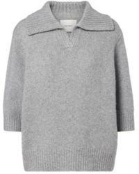 Lisa Yang - Lailai Cashmere And Silk Polo Sweater - Lyst