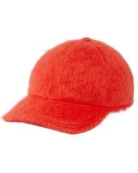 Gucci - Double G Mohair Baseball Cap - Lyst