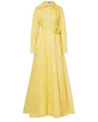 Leo - Josephine Floral Silk Gown - Lyst