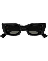 Gucci - Eyewear Rectangle-Frame Sunglasses - Lyst