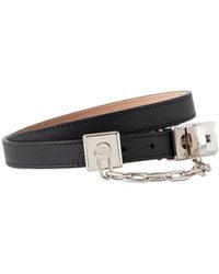 Gabriela Hearst - Lock Chain-Detailed Leather Belt - Lyst