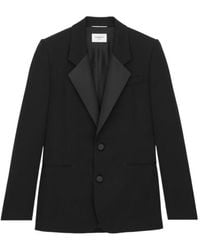 Saint Laurent - Single-Breasted Tuxedo Jacket - Lyst