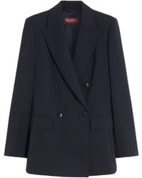Max Mara - Studio Grembo Double-Breasted Blazer - Lyst