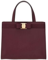 Ferragamo - Vara Bow Shoulder Bag - Lyst