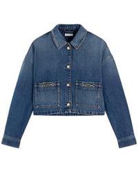 Tommy Hilfiger - Faded Cropped Jacket Denim Jacket - Lyst