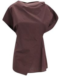 Soeur - Fedora Asymmetric Neck Top - Lyst
