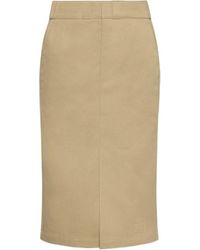 Maison Margiela - Skater Chino Midi Skirt - Lyst