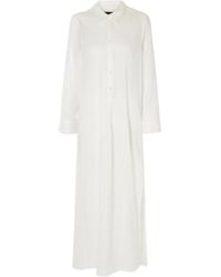 Nili Lotan - Mina Cotton-Voile Midi Dress - Lyst