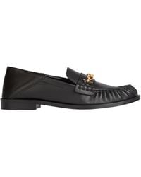 Balmain - Sync Smooth Leather Loafers - Lyst